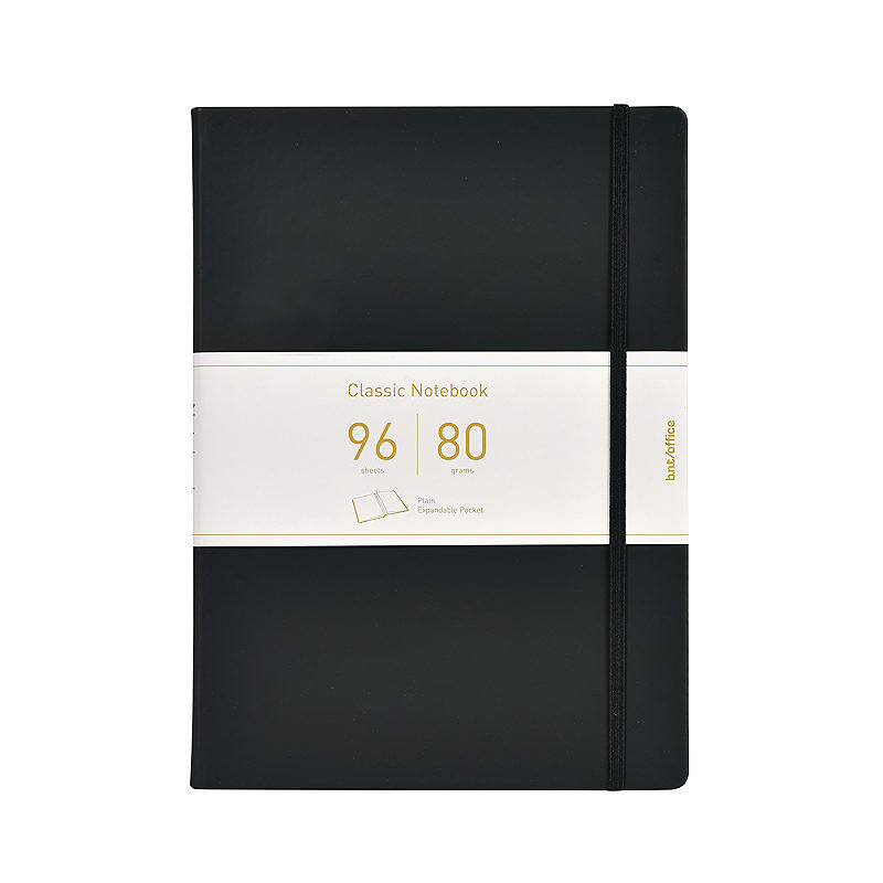 PU Notesbog A6 Ulinjerede Sort - Billede 5
