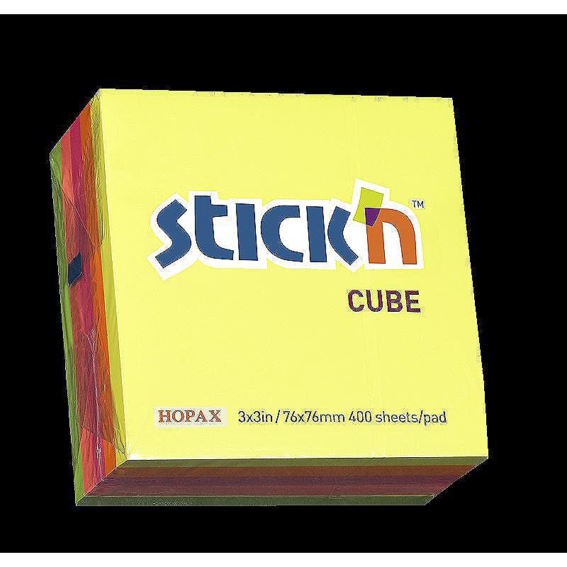 Noteskube 76x76 320 Blad Assorterat Neon