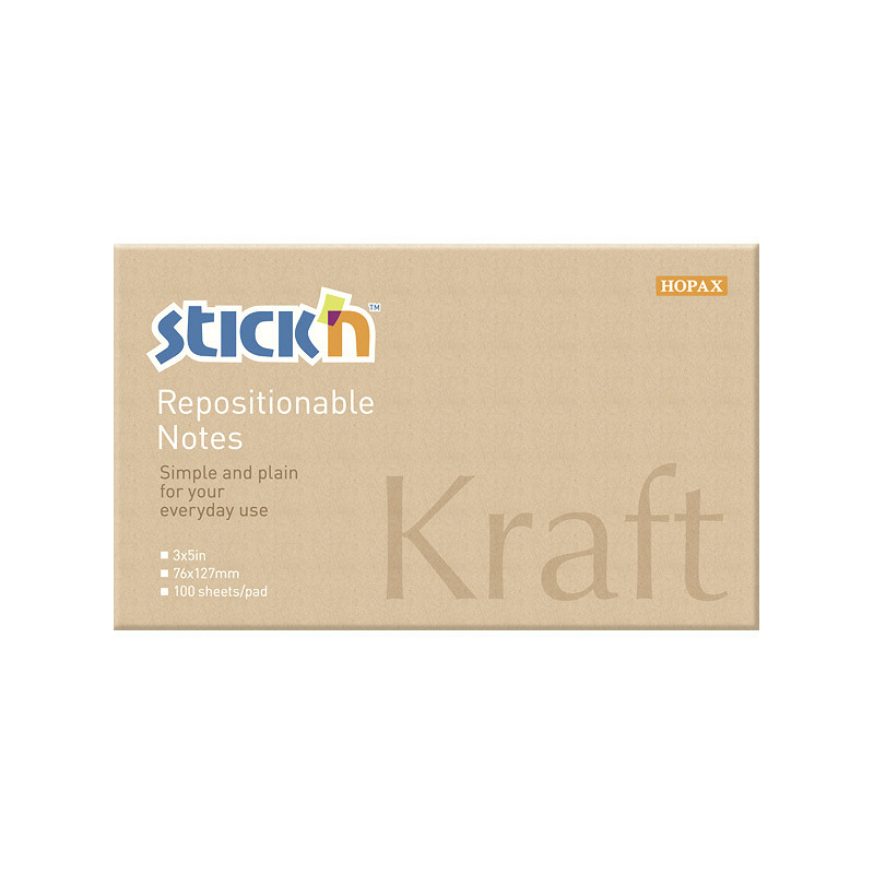 Notesblok 76x127, stickynotes - Billede 3