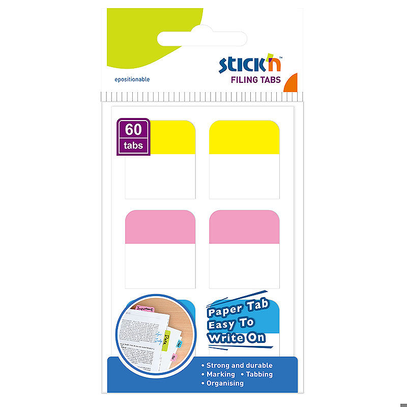 Indexfaner 4st 28x25 20 Blad Assorterat