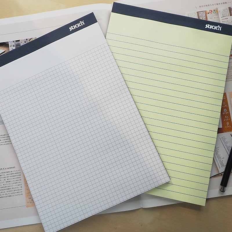 Sticky Memo 254x178 50 Blad Linjeret Gul - Billede 3