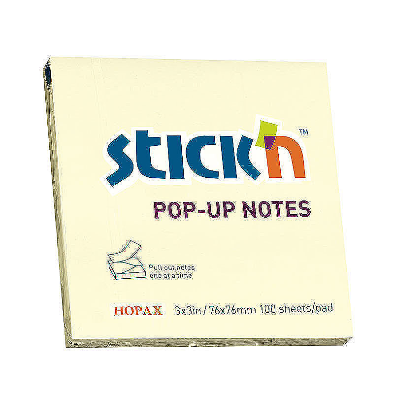 Z-Notesblok 76x76 100 Blad Gul