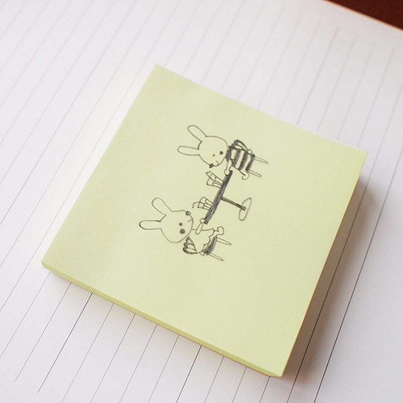 Clearnote Hvid 76x76mm 50 Ark - Billede 7
