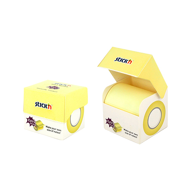 Note Roll Extra Sticky FSC 50mmx10m Pastel Gul - Billede 4