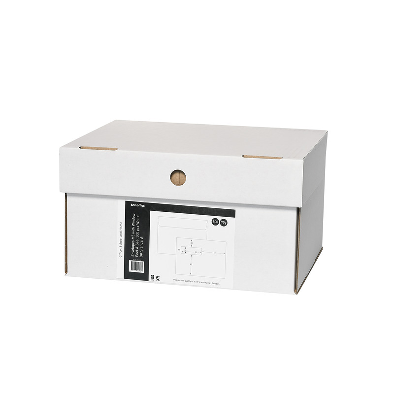 Kuverter M5 med Rude Peel & Seal 500 stk Hvide - Billede 2