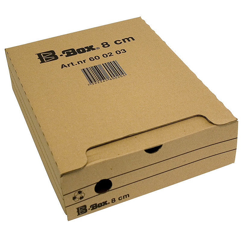 Arkiveboks B-Box 8cm Brun