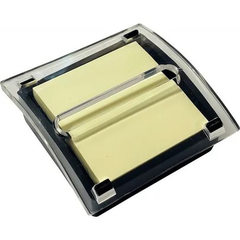 Dispenser Z-notesblok 76x76 100 ark Pastel Gul - Billede 2