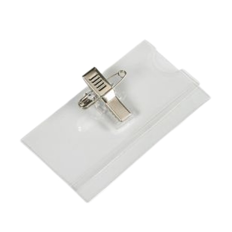 Wera Välvd Namnskylt Clip/Nål 90x54mm 25 Pack