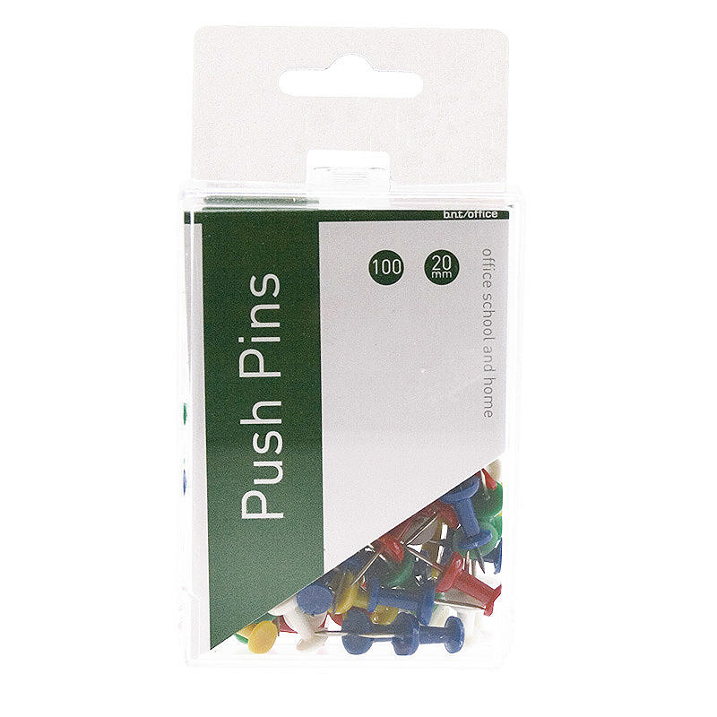 Pushpins 100 styk Assorterede Farver