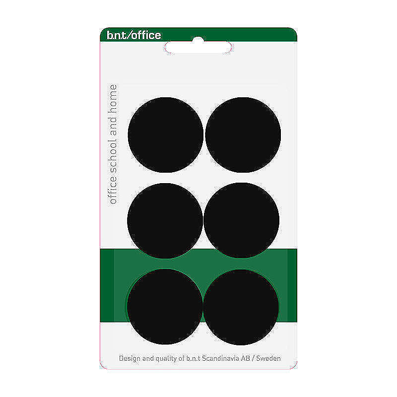 Magneter 30mm 6 Stykk Sort - Billede 2