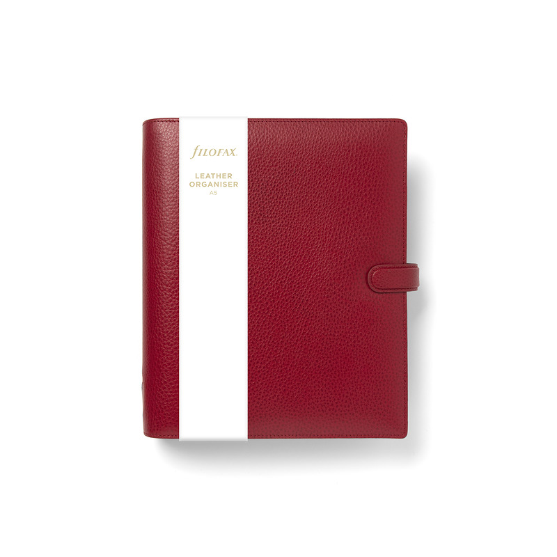 Filofax Finsbury Systemkalender A5 Scarlet - Billede 2