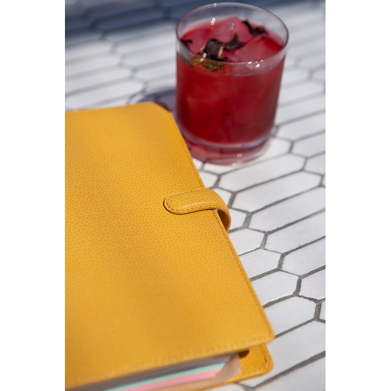Filofax Finsbury Ringbind A5 Gul - Billede 6