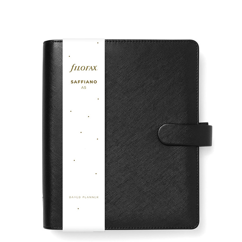 Filofax Saffiano Systemkalender A5 Sort - Billede 4