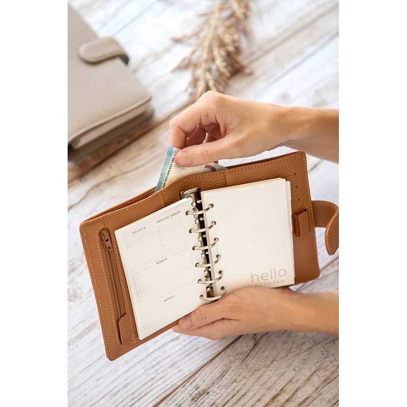 Filofax Norfolk Ringbind A5 Almond - Billede 3