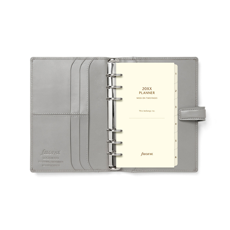 Filofax Systemkalender Lockwood Personal Concrete - Billede 5