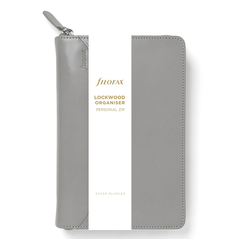 Filofax Systemkalender Lockwood Personal Zip Concrete - Billede 5