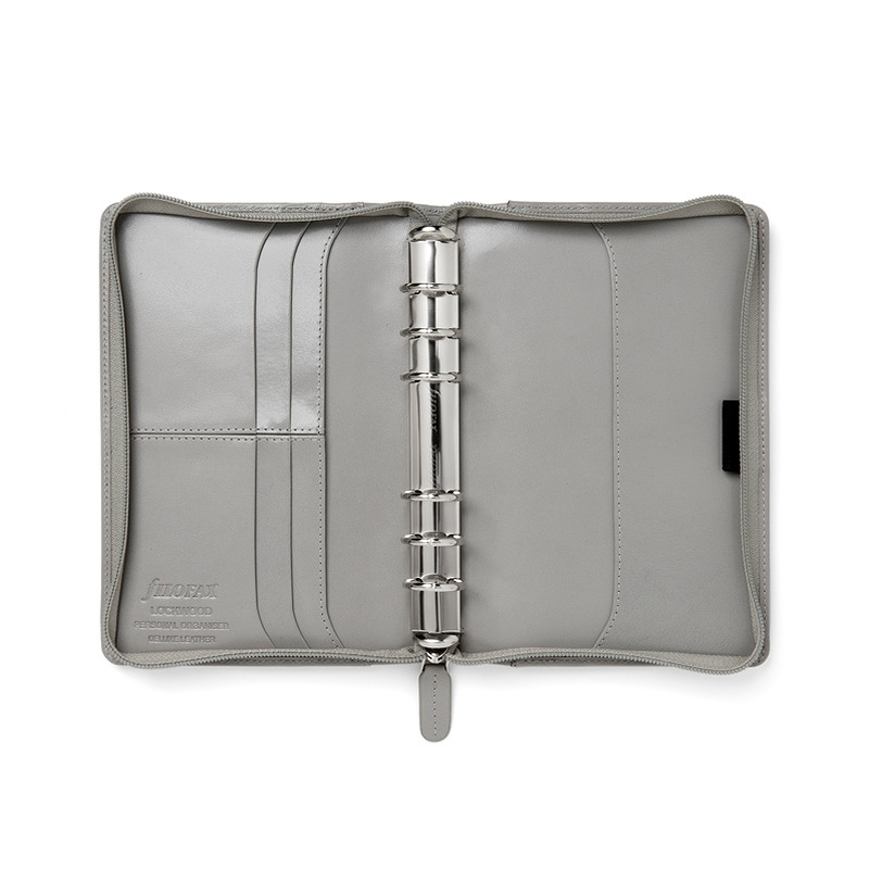Filofax Systemkalender Lockwood Personal Zip Concrete - Billede 7