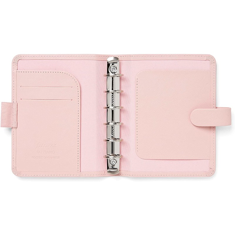 Filofax Saffiano Systemkalender Pocket Blush