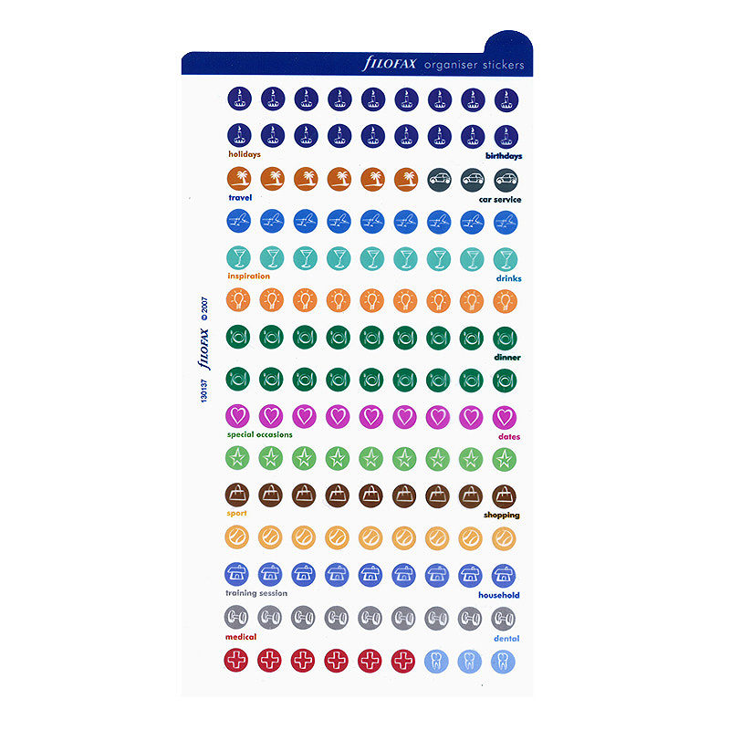 Personal/A5 Stickers Symboler