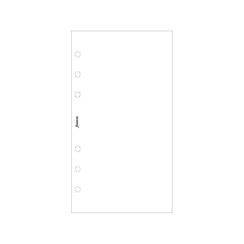Personal Noteark Blank Hvide
