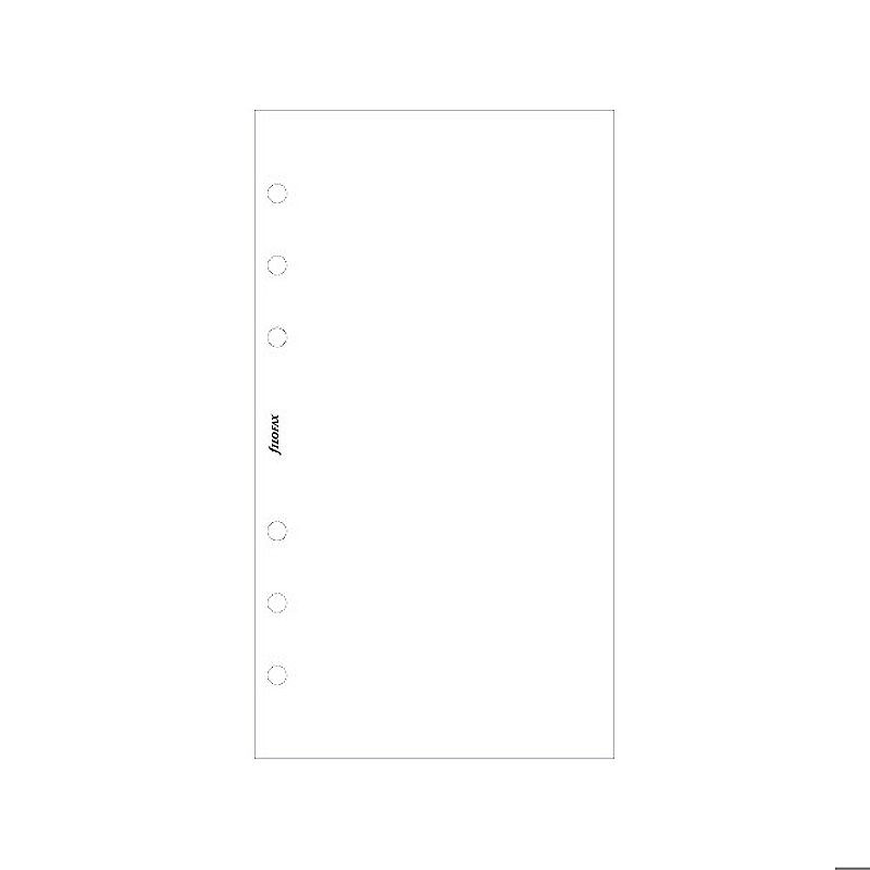 Personal Noteark Blank Hvide 100 Ark
