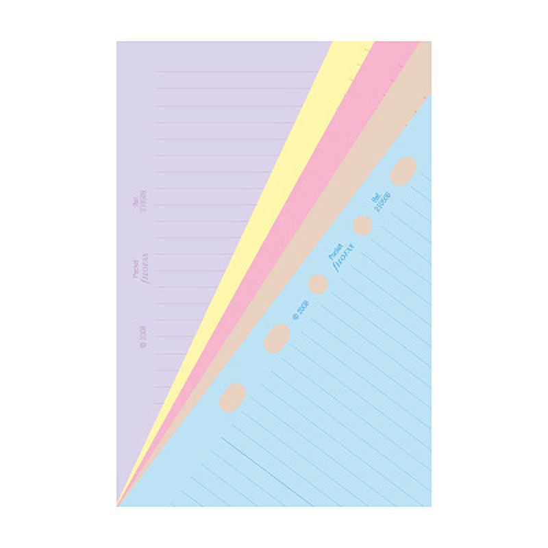 Pocket Noteark Linjerede Pastel