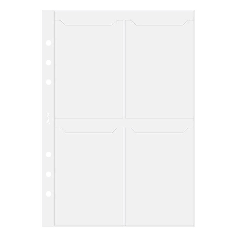 A5 Kredit/Visitkortholder Transparent