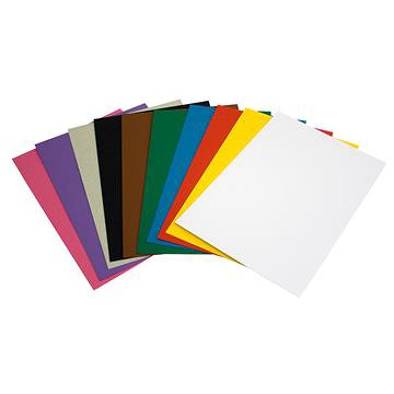 Papir A4 130g 50ark Sorteret