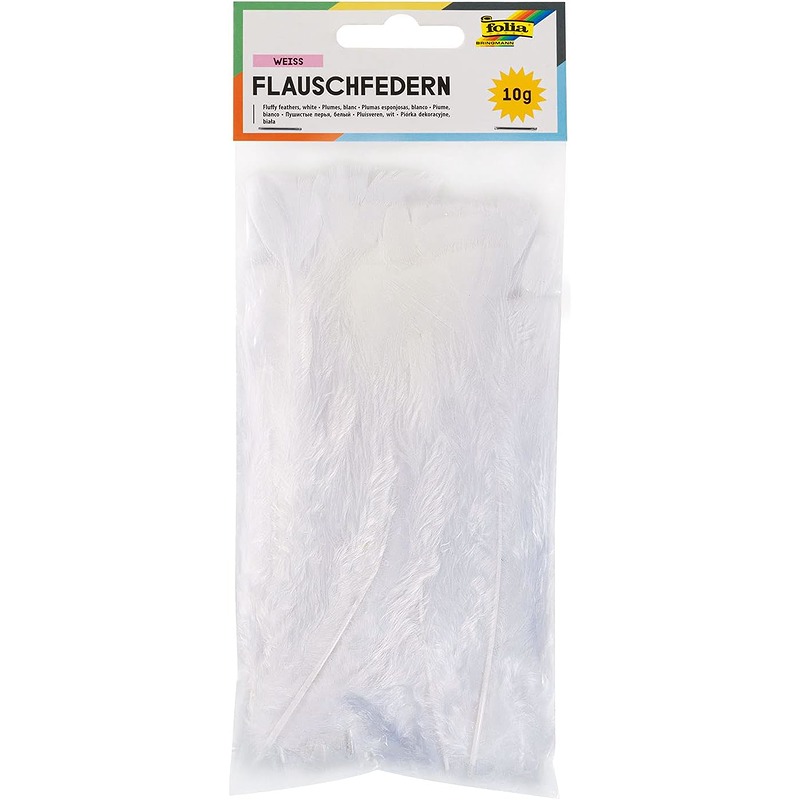 Fjer 10g Hvid