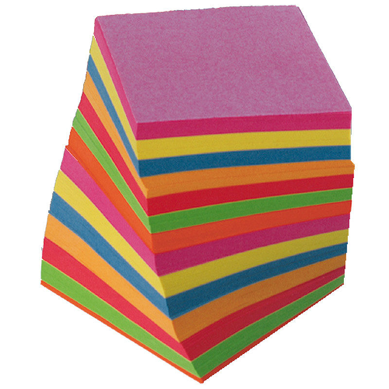Kubus Refill 9x9cm Limet Farvet