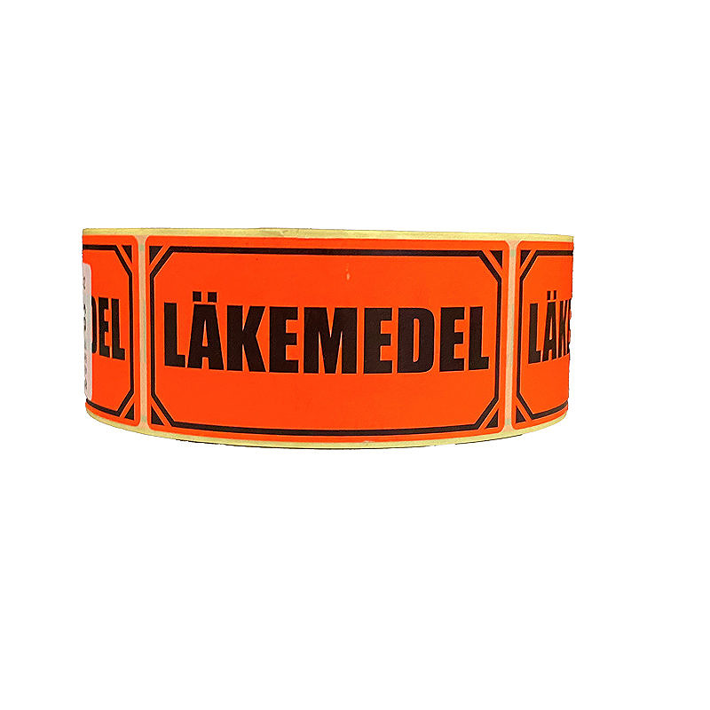 Advarselsetiketter Läkemedel 50x100 1000stk