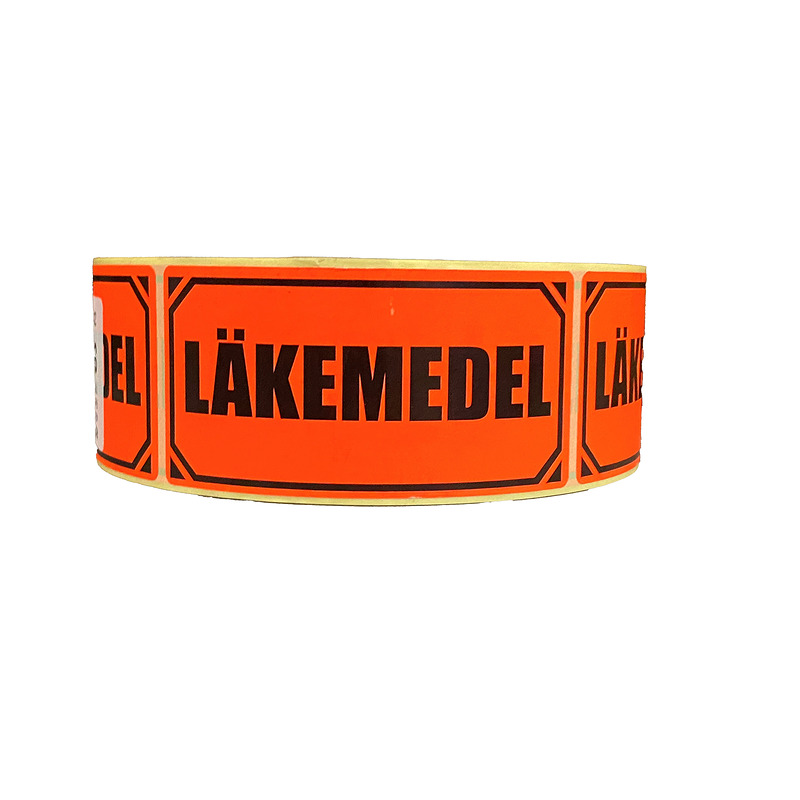 Advarselsetiketter Läkemedel 50x100 1000stk - Billede 2
