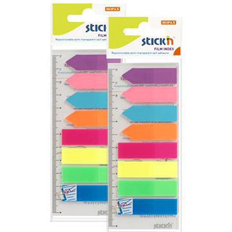 Indeksfaner Assorteret Neon 2 Pakke