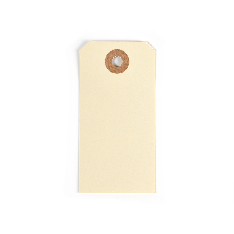 Wera Manila tag 50x100mm 20 Pakke x 10 Cremehvid - Billede 4