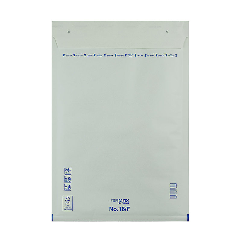 Grippie Boblekuvert Air 16/F 240x350 100 Pakke Hvid - Billede 3