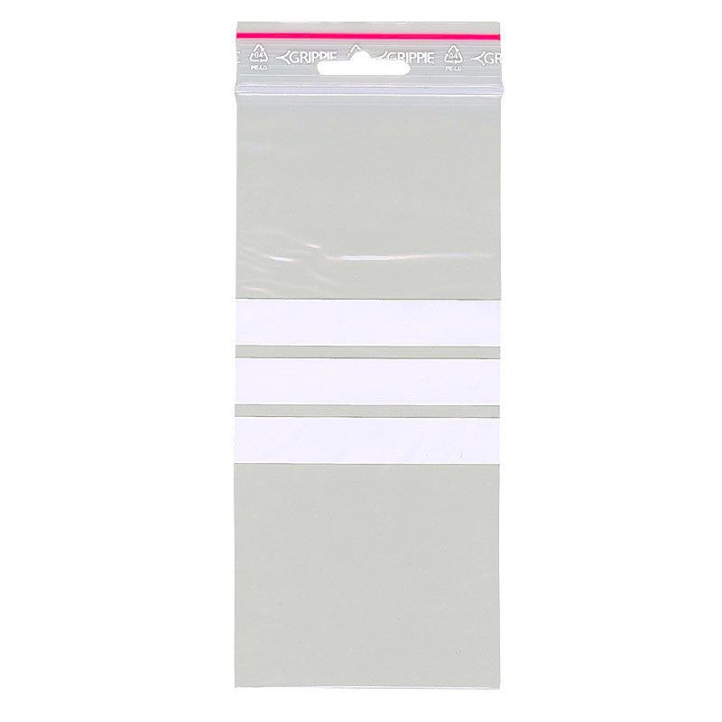 Grippie Lynlåsposer Nr-62 80x180mm Med Skrivefelt - Billede 2