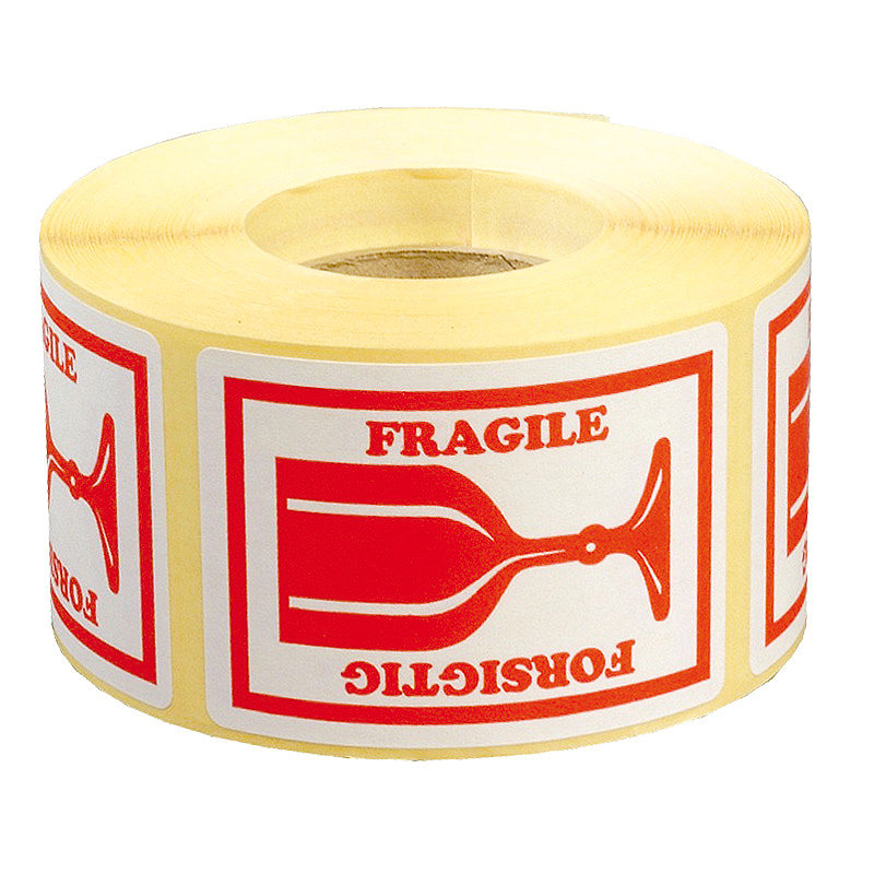 Advarselsetiketter Fragile / Forsigtig