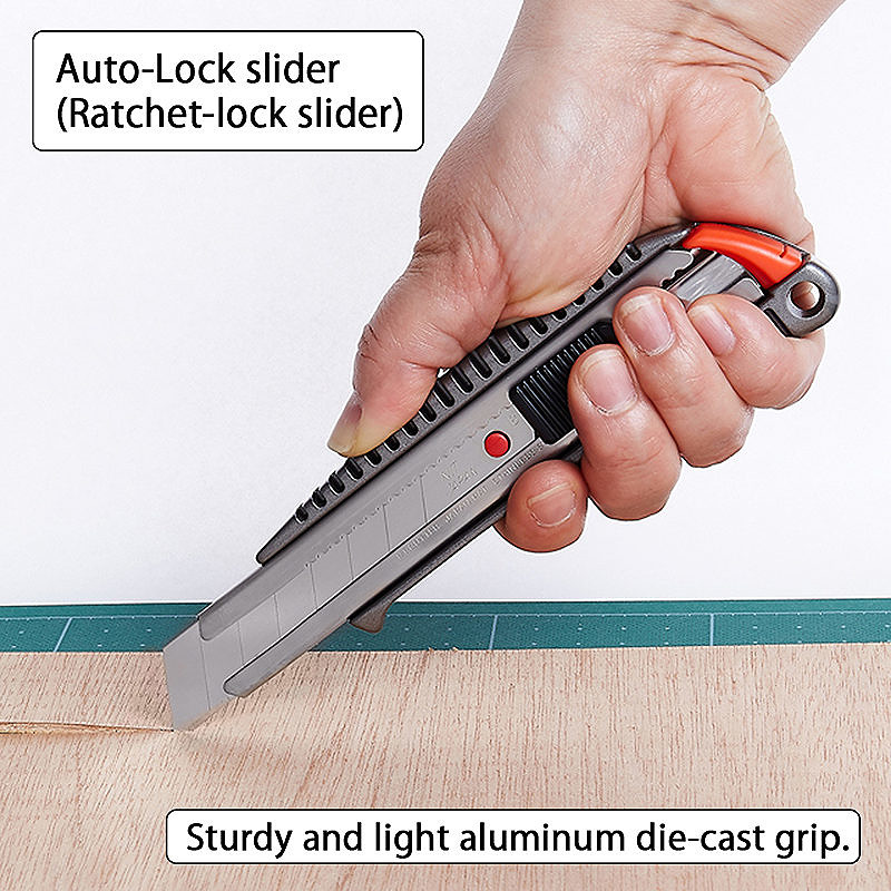 NT Cutter® Hobbykniv L-500GRP Metall 18mm - Billede 5