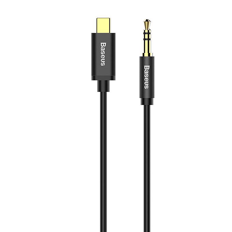 Baseus cable audio Yiven M01 USB-C - jack 3,5 mm 1,2 m black