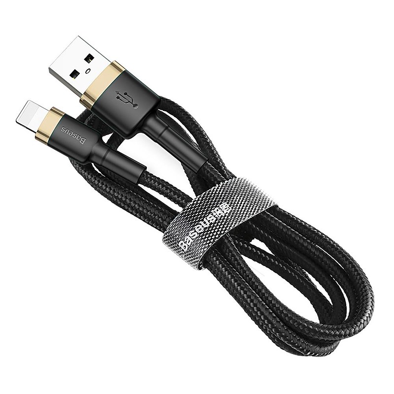 Baseus cable Cafule USB - Lightning 2,0 m 1,5A gold-black - Billede 4