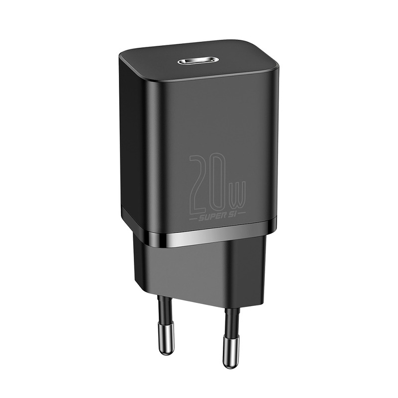 Baseus wall charger Super Si PD 20W 1x USB-C black - Billede 3