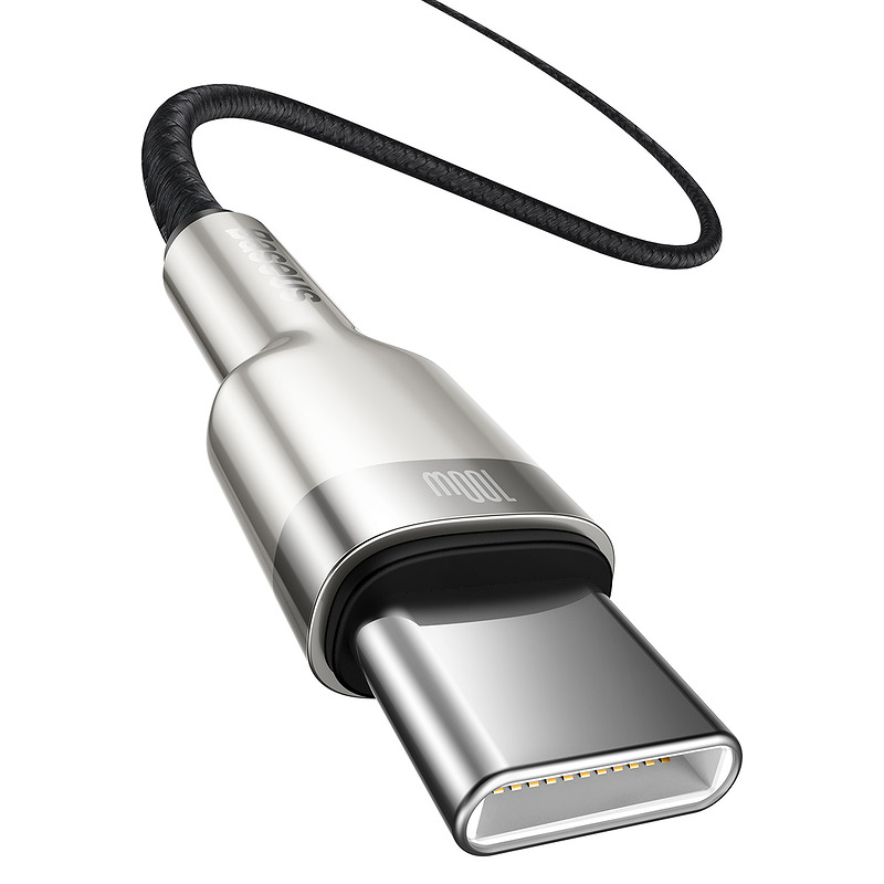 Baseus cable Cafule Metal PD USB-C - USB-C 1,0 m black 100W - Billede 2