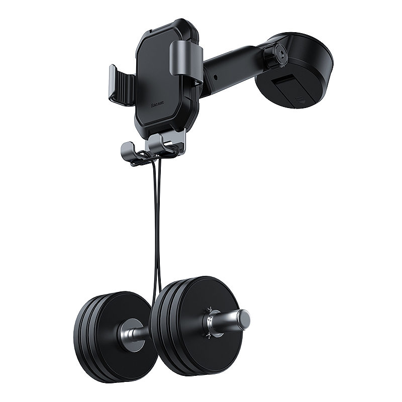 Baseus car holder Tank gravity black with suction cup - Billede 5