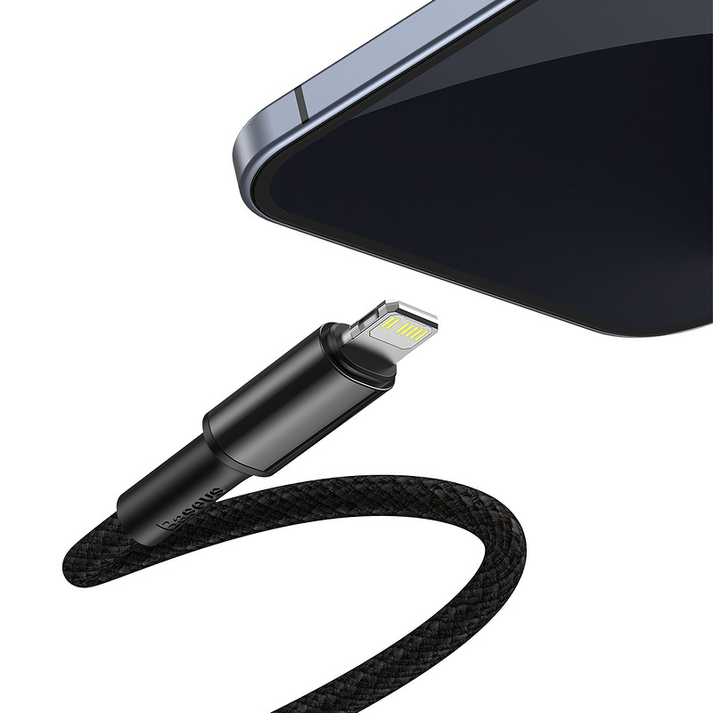 Baseus cable High Density PD USB-C - Lightning 1,0 m black 20W - Billede 2
