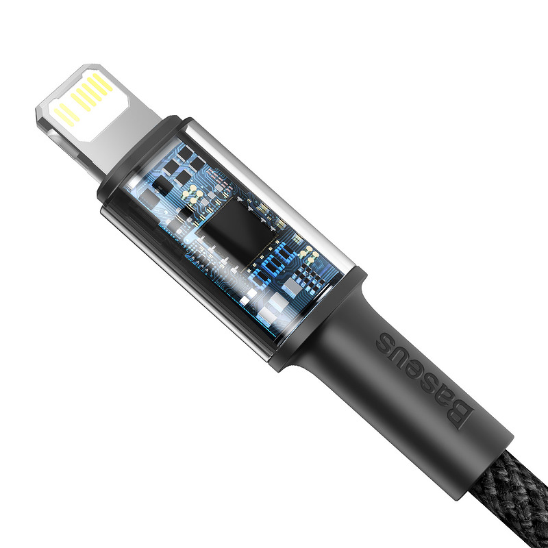 Baseus cable High Density PD USB-C - Lightning 1,0 m black 20W - Billede 4