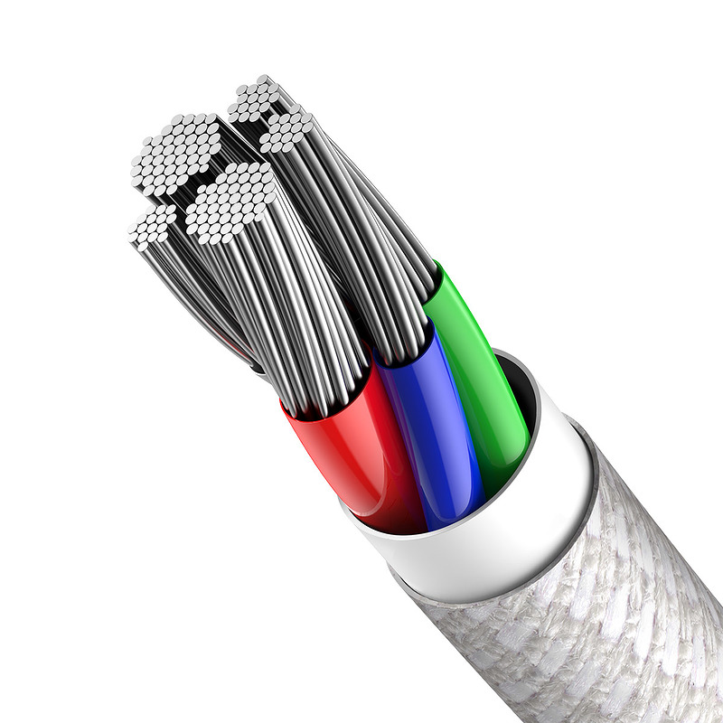 Baseus cable High Density PD USB-C - Lightning 2,0 m white 20W - Billede 5