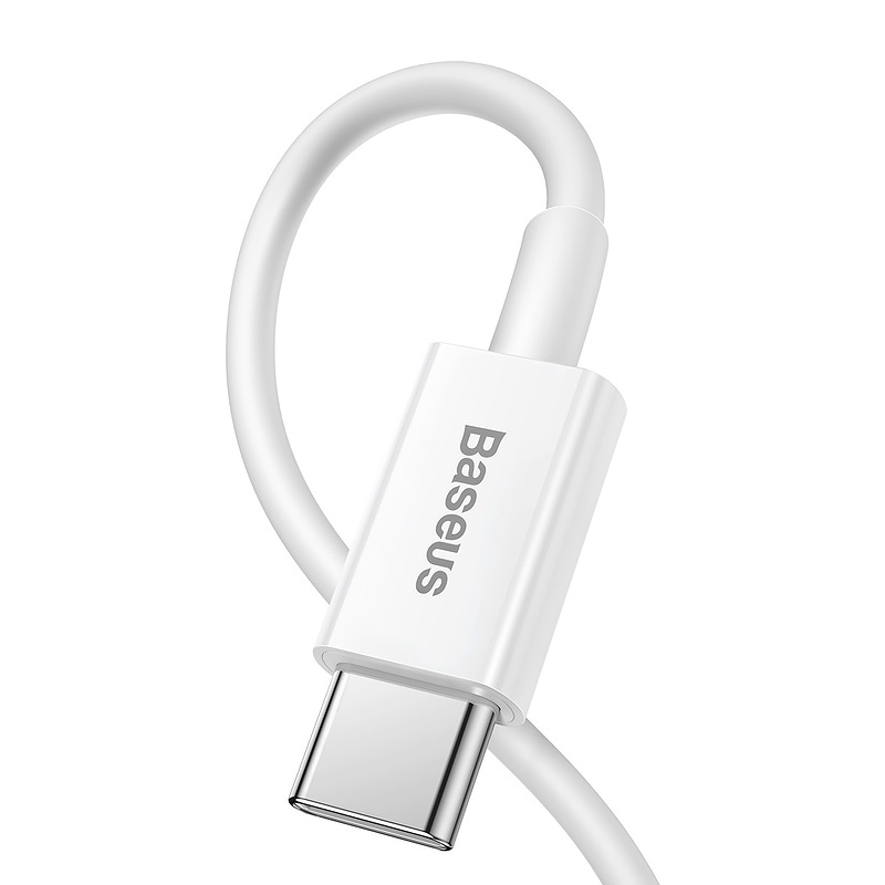 Baseus cable Superior PD USB-C - Lightning 1,0 m white 20W - Billede 3