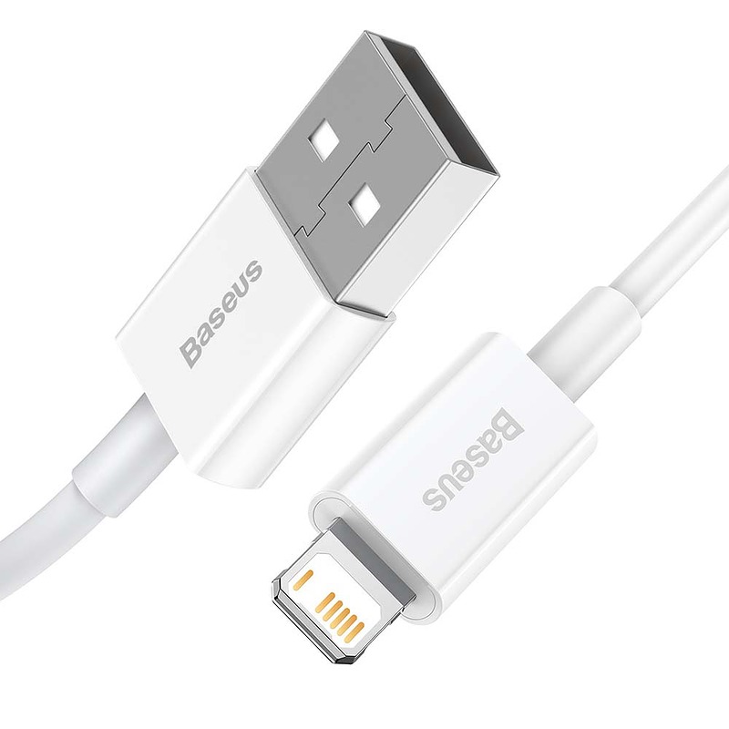 Baseus cable Superior USB - Lightning 1,5 m 2,4A white - Billede 2
