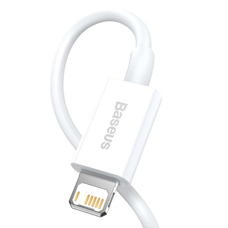 Baseus cable Superior USB - Lightning 1,5 m 2,4A white - Billede 3
