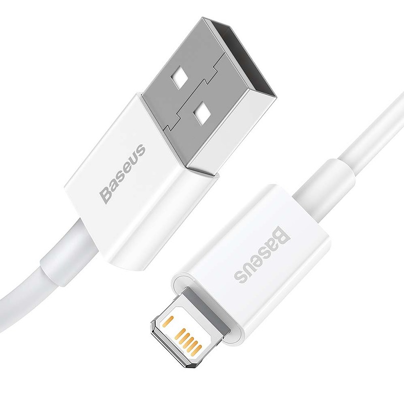 Baseus cable Superior USB - Lightning 2,0 m 2,4A white - Billede 2